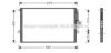 AVA QUALITY COOLING JE5018 Condenser, air conditioning